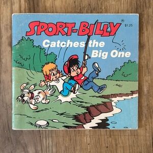Vintage Australian Sport-Billy Catches the Big One Kids Book